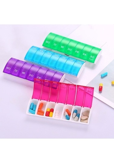 Tongxida Bosphorusboutique Yedi Taşınabilir Kırmızı Hap Kx Kutusu Diğer