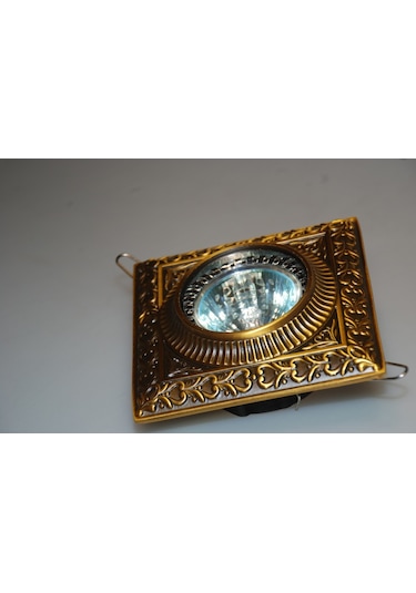 Eskitme Ahşap Desenli Versace Led Spot