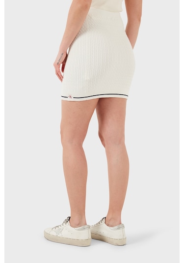 Calvin Klein Bayan Etek Lv047f364g Yas Krem Krem
