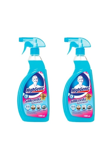 Highgenic Çok Amaçlı Temizleyici Sprey Silikonlu 2 x 1 L