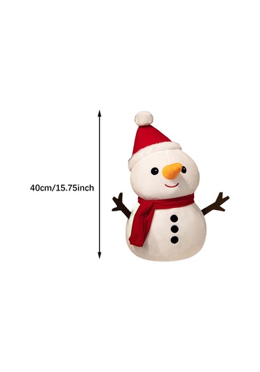 Suntek Yılbaşı Peluş Oyuncak Hediyeleri Yastık Oturma Odası Için Kardan Adam