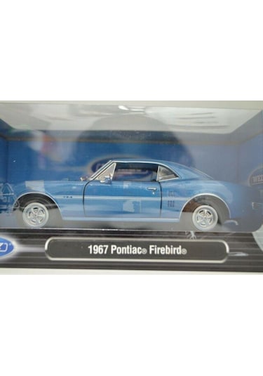 Welly 1 24 1967 Pontiac Firebird Mavi Model Metal Araba
