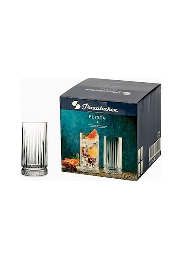 Paşabahçe Elysia 520125-8 Li Su Bardağı Şeffaf