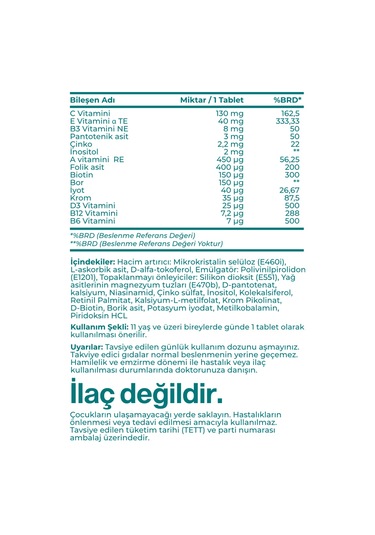 Vitavy Multivitamin & Multimineral 30 Tablet