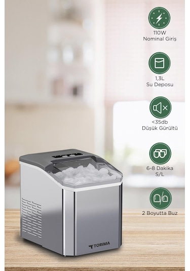 Torima YH16M Portatif Taşınabilir Hızlı Buz Yapma Makinesi