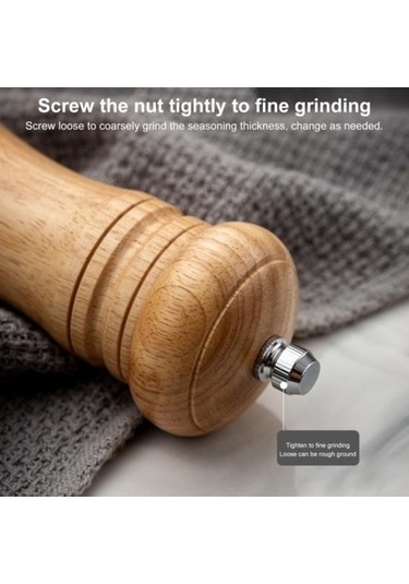 Besthome1 Haki 6 İnç Tuz Öğütücü, Pürüzsüz Yüzey, Kullanışlı Mutfak Aracı Haki