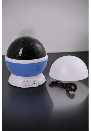 Mavi Ve Mor Işıklı Star Master Projeksiyon Lambası Çok Renkli
