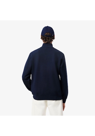 Lacoste Sh9774 Erkek Sweatshirt Lacivert