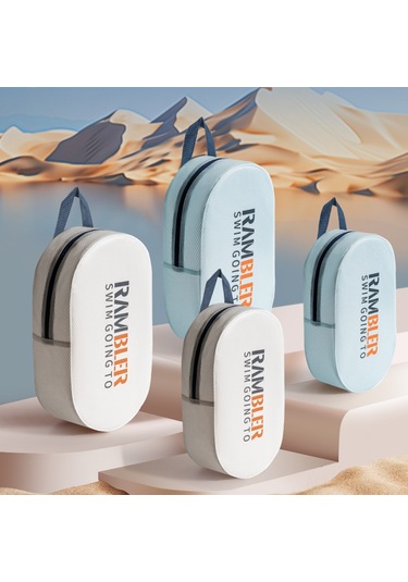 Reedark Büyük Kapasiteli, Islak-kuru Ayrılmış Seyahat Makyaj Çantası - Taşınabilir, Dayanıklı, İçindekilerini Düzenleyen Bej Büyük Boy Toptan Diğer