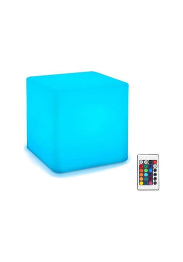 Ranyeek 15cm Led Küp Işık, Uzaktan Kumandalı, Usb Şarjlı 800mah Dahili Batarya , Renkli Aydınlatma Diğer