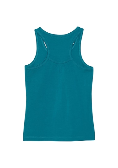 Lovetti Koyu Petrol Kız Çocuk Arka Büzgülü Yüzücü Atlet 132P020 Koyu Petrol