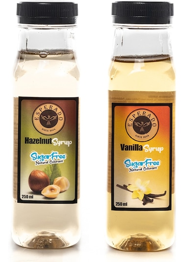 Esperado Şekersiz Fındık + Vanilya  Şurubu 2 x 250 ML