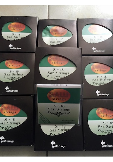 Galli 0.18 Kısa Sap Piramit Profesyonel Saz Teli Seti