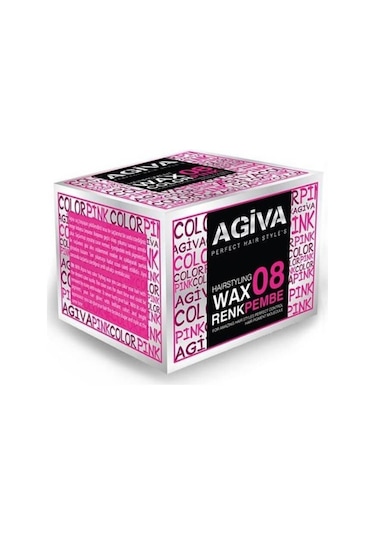 Agiva Hairstyling Color 08 Wax Pembe 120 G