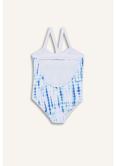 DeFacto Kız Çocuk Batik Desenli Mayo D9906A825HSBE114