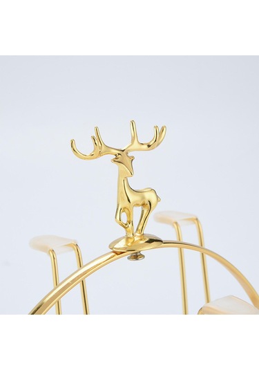 Oturma Odası İçin Şık Altın Metal Bardak Tutucu