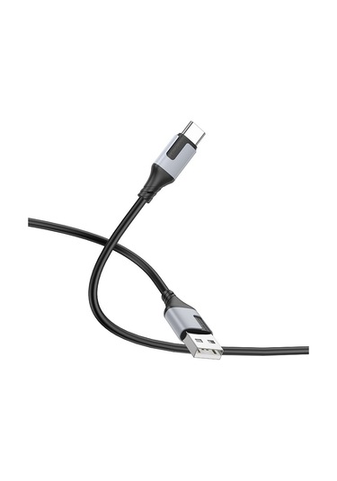 Borofone 3.0a Şarj, Data Kablosu Usb To Type-c - Bx101 Siyah