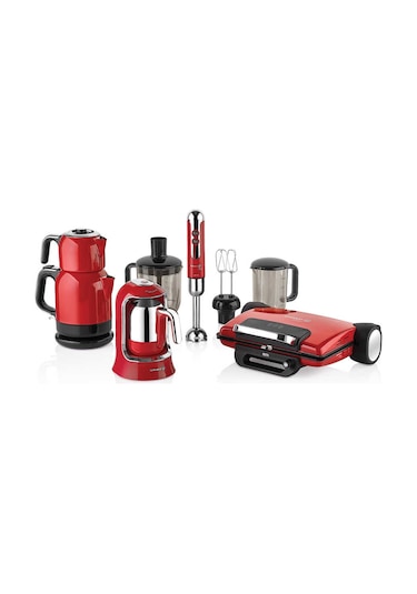 Korkmaz A1815 14 Parça Elektro Set Kırmızı