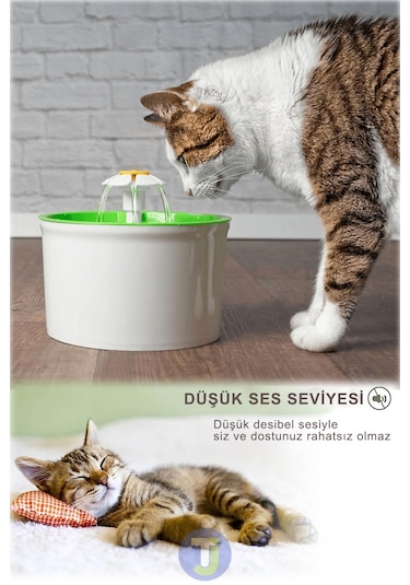 Technojet Kedi Köpek Evcil Hayvan Otomatik Su Pınarı 1600 ML