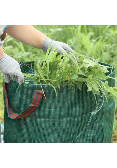 Bahçe Atık Torbası Büyük Kapasiteli Bahçe Çantası Kullanımlık Su