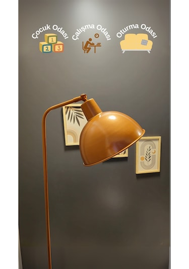 Dolce Bakır Lambader Hareketli Başlık Modern Dekoratif Metal ... Yeşil