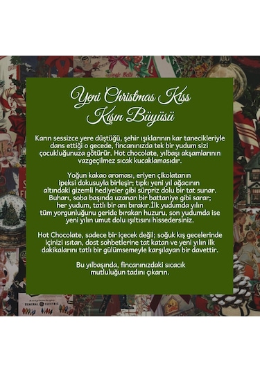 Christmas Kiss 2025 Hot Chocolate Macadamia Aromalı Sıcak Çikol