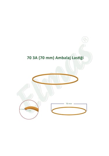 Elmas Ambalaj Lastiği 70 Mm 5 Paket X 1000 Gram