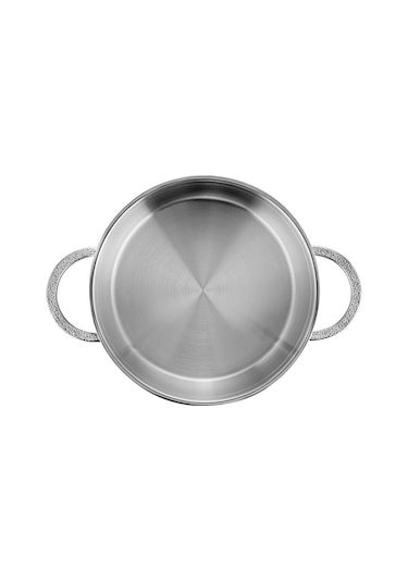 Nehir Silver Mat Trend 26 cm Sığ Tencere