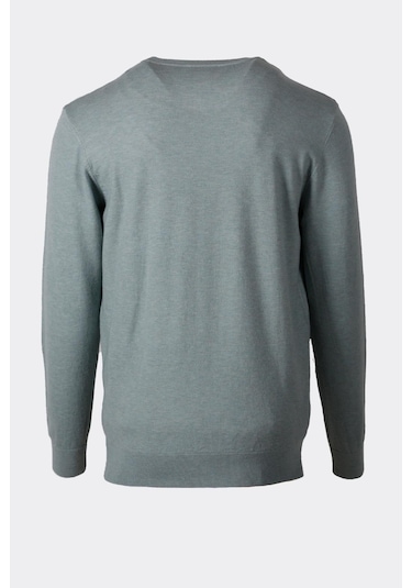 Ncs Jeans Erkek Triko Bisiklet Yaka Mint Yün Görünümlü Tüylenmez 3009 Mint