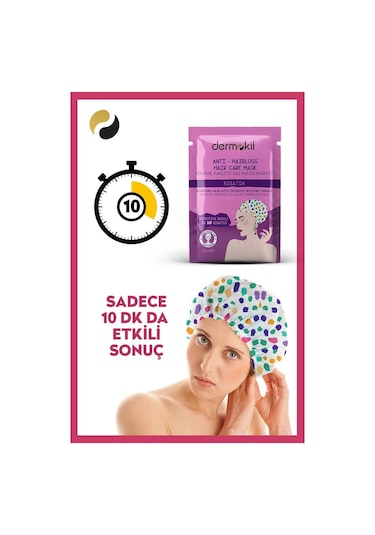 Dermokil Keratin Buhar Saç Bakım Maskesi 35 ML