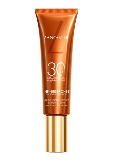Lancaster Infinite Bronze Tinted Protection Sunlight Cream Spf30 Medium/dark Shade 50 Ml Renkli Güneş Koruyucu