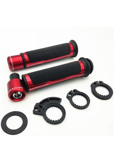 Barracuda Motosiklet Elcik Topuzlu Kırmızı