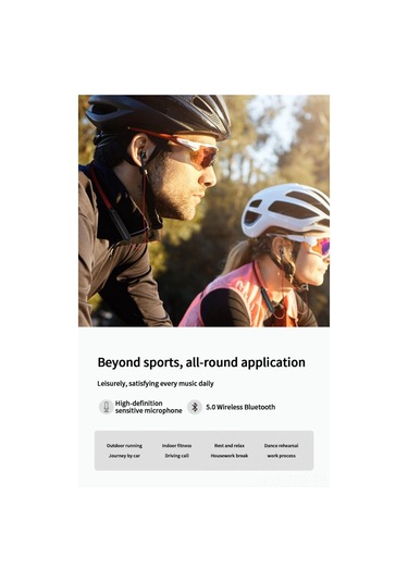 Tenfowee Beyaz Kolluklu Bt 5.0 Kulaklık - Stereo, Gürültü Engelleme, Spor Uyumlu, 5 Saat Muharrem Süresi