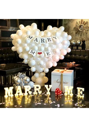 Ruicoo Pvc Led Harf Lambası - Sıcak Beyaz Işık, Ip54 Su Geçirmez, 2 Aa Pil İle Çalışır Piller Dahil Değil Diğer