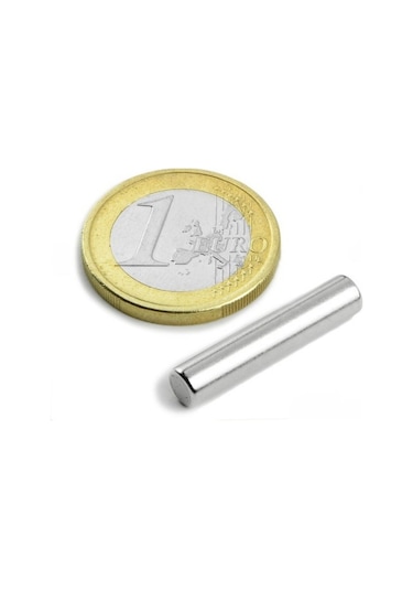 5 Adet 5Mm X 25Mm Güçlü Silindir Neodyum Mıknatıs - Tesla Deneyi