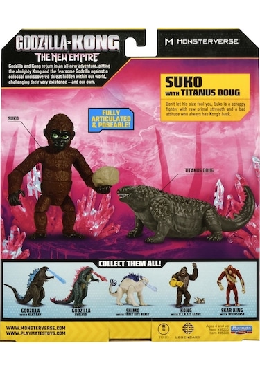 Godzilla Ve Kong Aksiyon Figür Suko With Titanus Doug