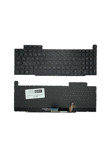 Asus İle Uyumlu Rog Zephyrus M Gm501gm-71250 Notebook Klavye Işıklı Siyah Tr