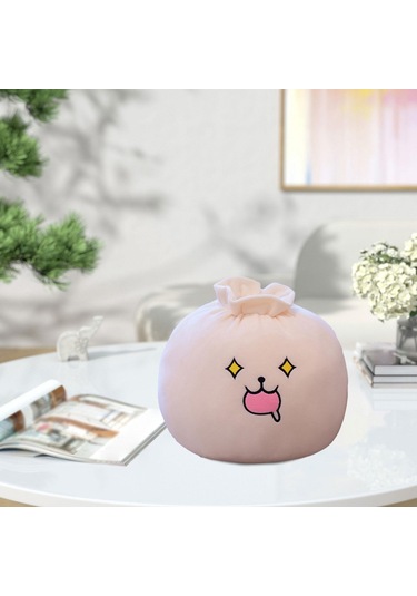 Homyl Bao Bun Dolması Peluş Hamur Yastık Yuvarlak Baozi Çok Stil B