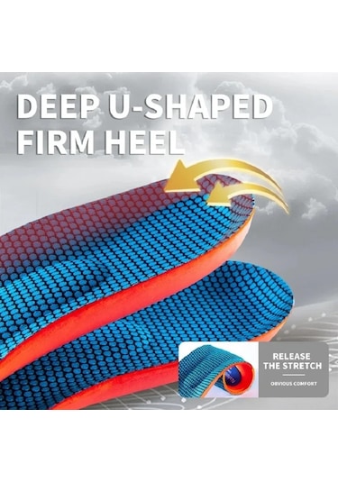 Ortez Astarı Kemer Desteği Düztabanlık Ayakkabı Tabanı Tabanı Ayaklar İçin Yellow Eu35-36