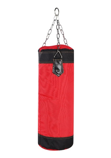 Moveevo Yeşil 80cm Boş Muay Thai Sandbagı - Oxford Kumaş, Darbe Emici, Metal Zincir Ve Güven Kanca İle Asılı Dövüş Torbası Yeşil