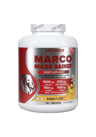 San Marco Nutrition Marco Mass Gaıner Muz Aromalı (3000gr)