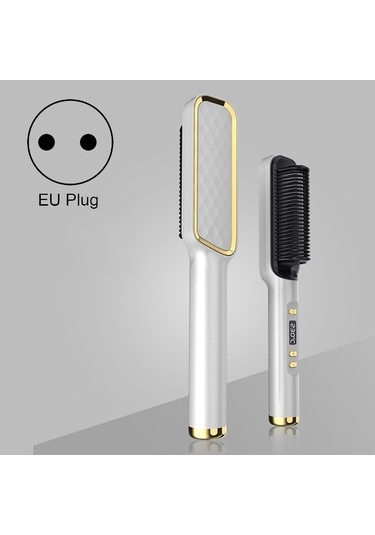 Sones Zf-888 60w Çift Amaçlı Atel Elektrikli Bukle Tarak Düz Saç Ve Kıvırcık Saçlar İçin Ab Fişi Beyaz