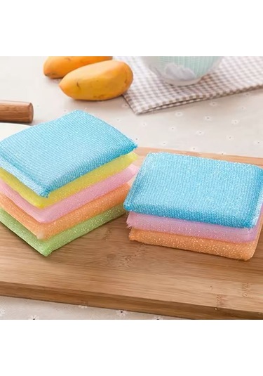 Petek Dokulu Bulaşık Süngeri 6 Adet Sihirli Pratik Sünger