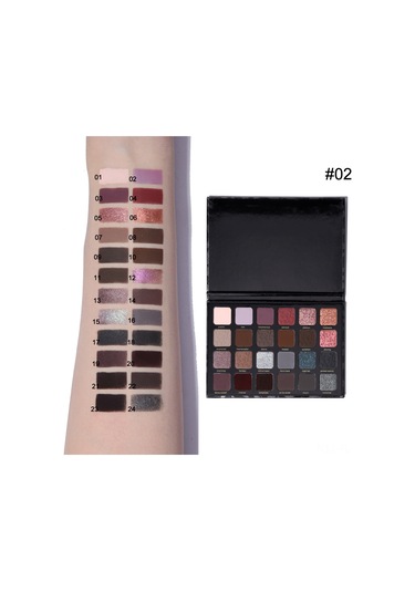 Lemestar 24 Renkli Göz Farı Paleti - Yüksek Pigment, Mat Ve Parlak Tonlar, Uzun Süre Kalıcı, Doğal & Dramatik Makyajlar İçin