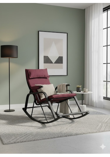 Nil Sallanan Sandalye Koltuk Tv Koltuğu Bordo