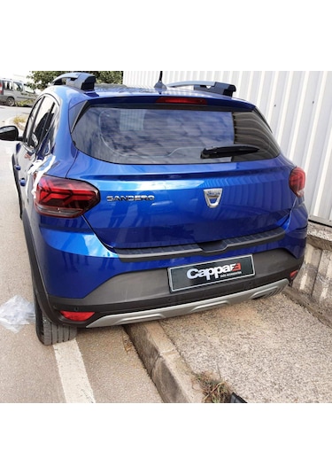 Cappafe Dacia Sandero Arka Tampon Eşiği Koruma Parlak Abs 2021 N11.7364
