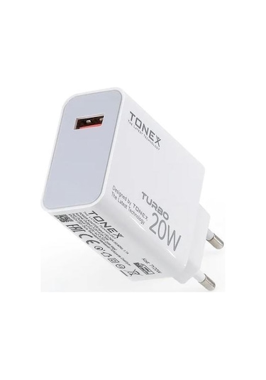 Tonex 20w 4.0a Usb To Type-c Turbo Şarj Başlığı+kablolu Şarj Aleti - Ty20w