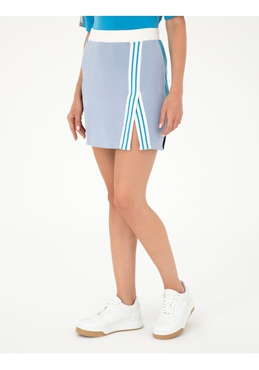 Pierre Cardin Kadın Mavi Etek Örme 50284732-vr249 Mavi