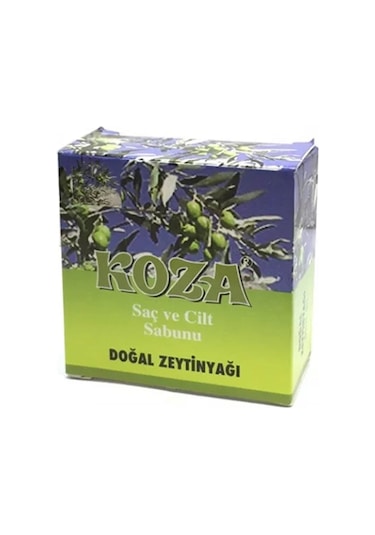 Koza Doğal Zeytinyağı Katı Saç Ve Cilt Sabunu 100 G