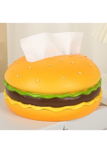 Pazly Suntek Sarı Peçete Kutusu Kapağı Hamburger Dispenseri Burger Bi Diğer